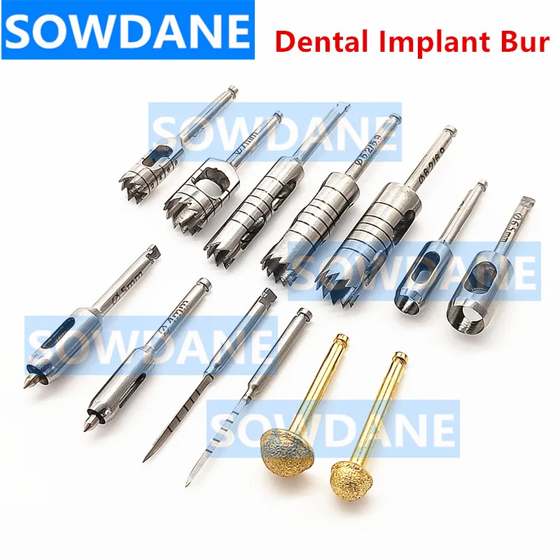 

Dental Lateral Approach Sinus Lift Burs Kit Membrane Diamond Coated Bur Implant Bone Terphine Bur Dental Surgical Implant Bur