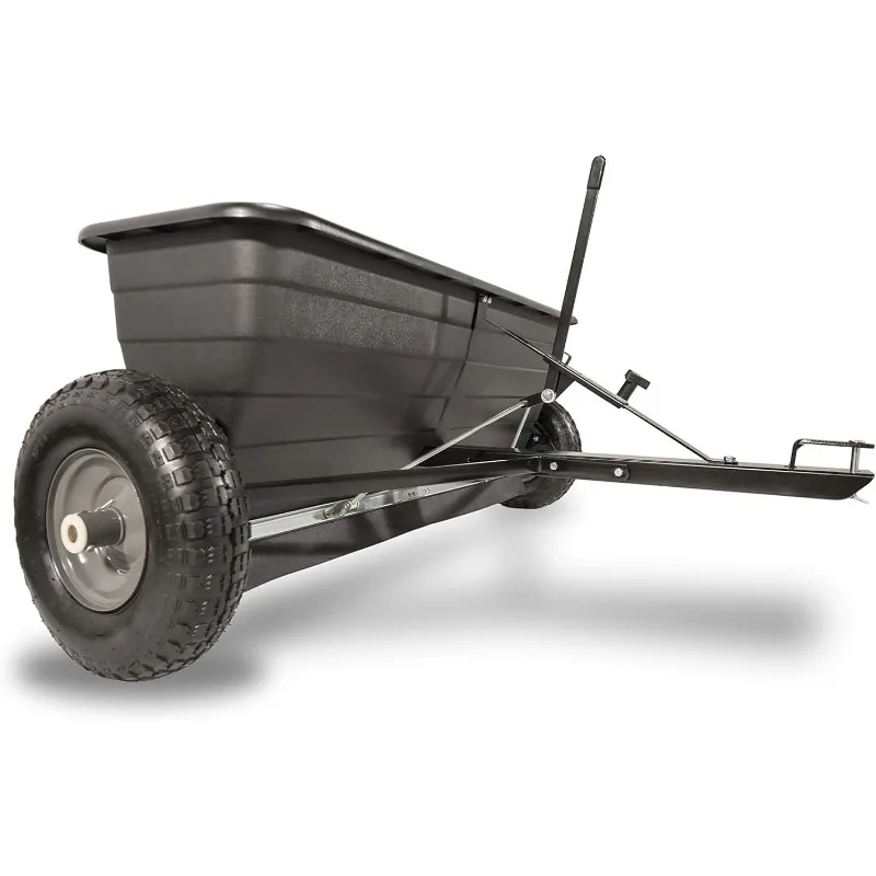 Designed to Pull Behind Law 45-0288 175 lb. Tow-Behind Lawn & Garden Drop Spreader for Seed,Fertilizer, Salt, Ice Melt;