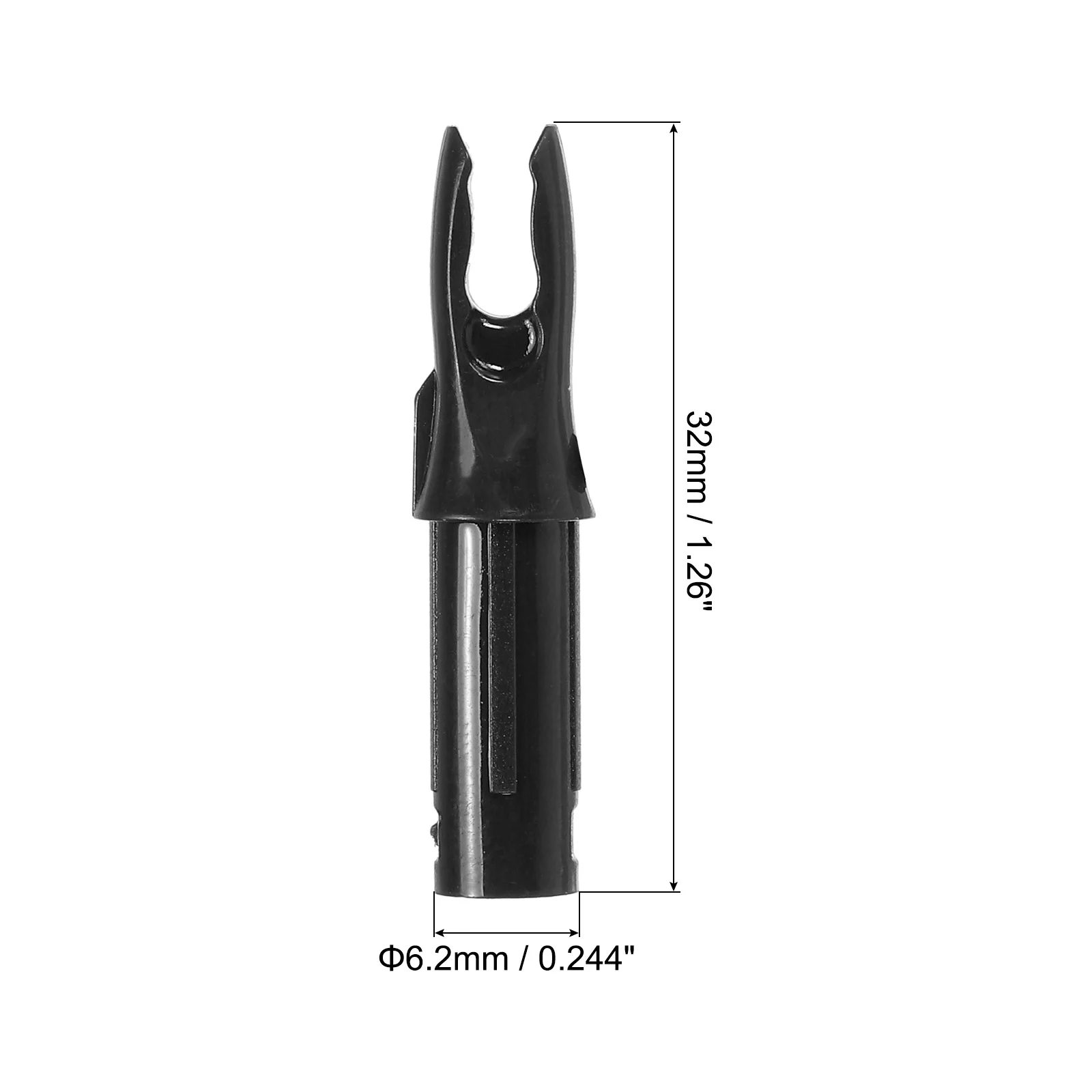 50pcs Archery Arrow Nocks 6.2mm 0.244