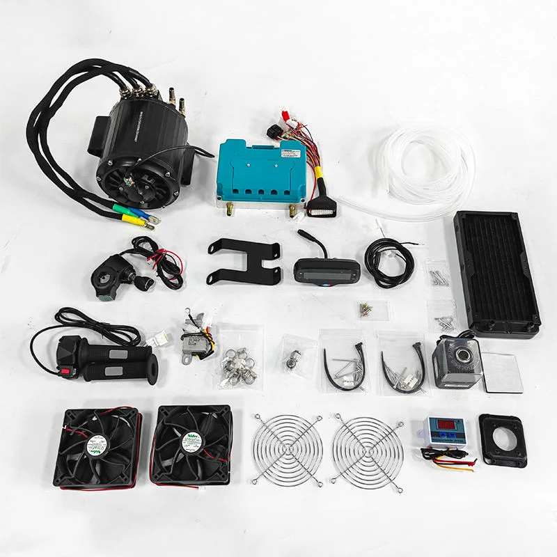 72V 15KW FW07 Motor Kit with ST721000B Controller Throttle and Display HALL Versions for Electric Bicycles