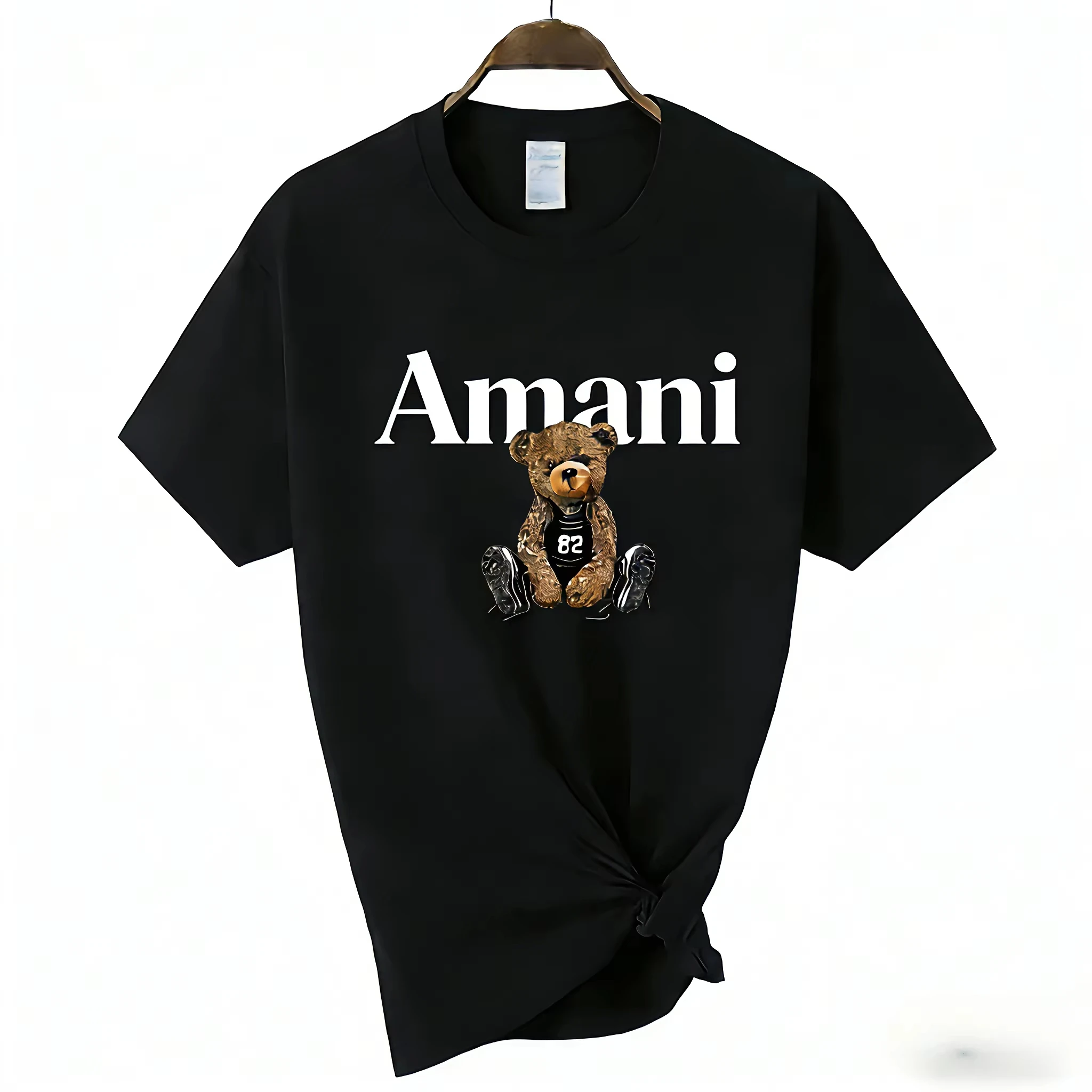 Fashion Luxury New Letter Printing Short-sleeved T-shirt Trendy Temperament Casual Versatile Short-sleeved Tee Men and women