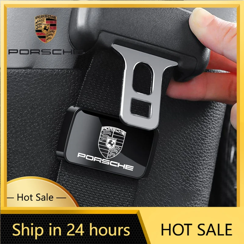 

Car Sticker For Porsche Magnetic Car Interior Supplies Seat Belt Holder Stabilizer Accessories For Porsche 911 718 Taycan Paname