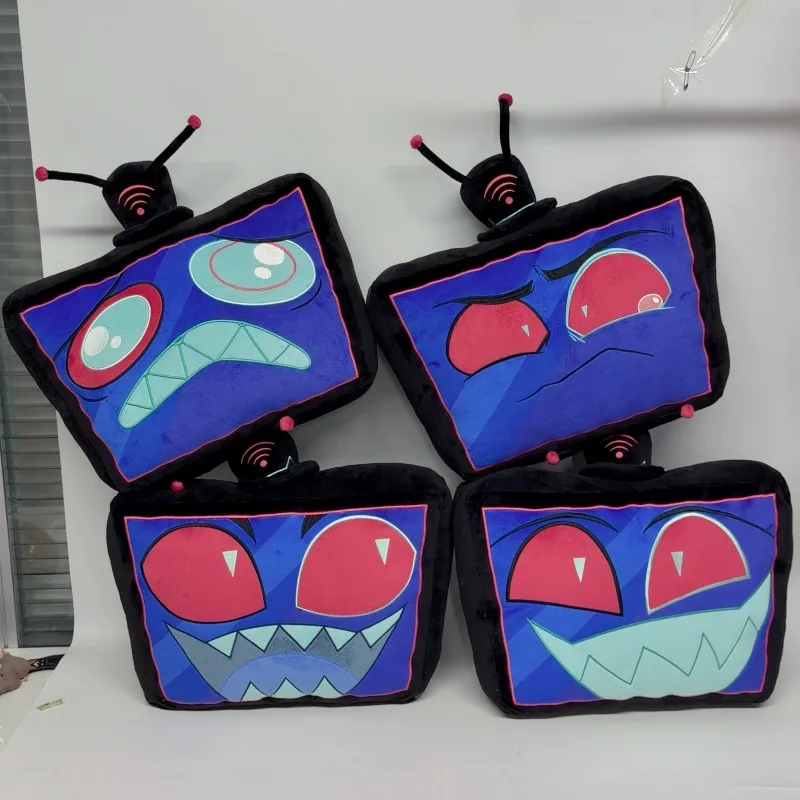 

45cm Anime Hazbin VOX Vincent Plushie Pillow Doll Toy Hotel VOX Cute Soft Cushion Dolls Periphery Room Decorative Plush Pillow