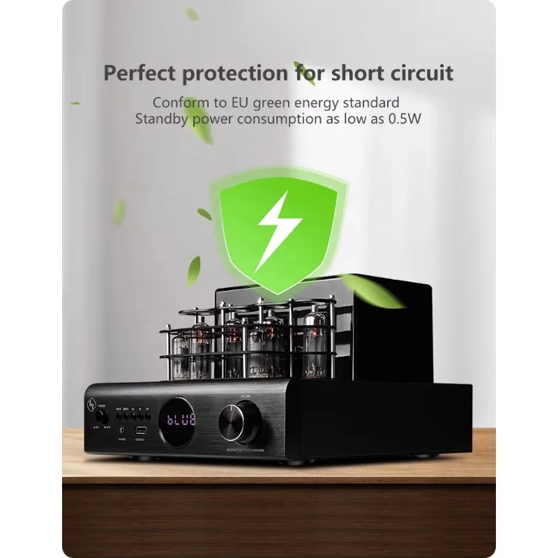 Amplificador de potencia de audio de tubo profesional 100w * 2 para uso doméstico Karaoke