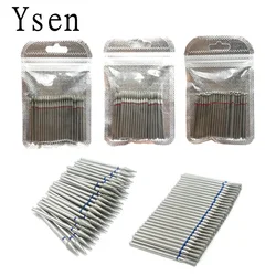 50 pcs/set drill bit set for nails Cutter Dental Diamond Grinding Polish Burs Dental Lab Polisher 2.35mm Shank Nail Tools