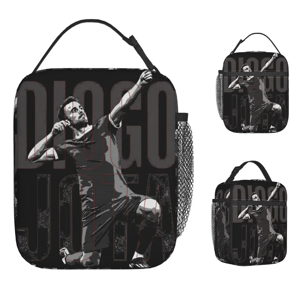 

Diogo Jota Lunch Bag Office Lunch Box For Unisex Cute Print Tote Food Bags Waterproof Portable Zipper Cooler Bag