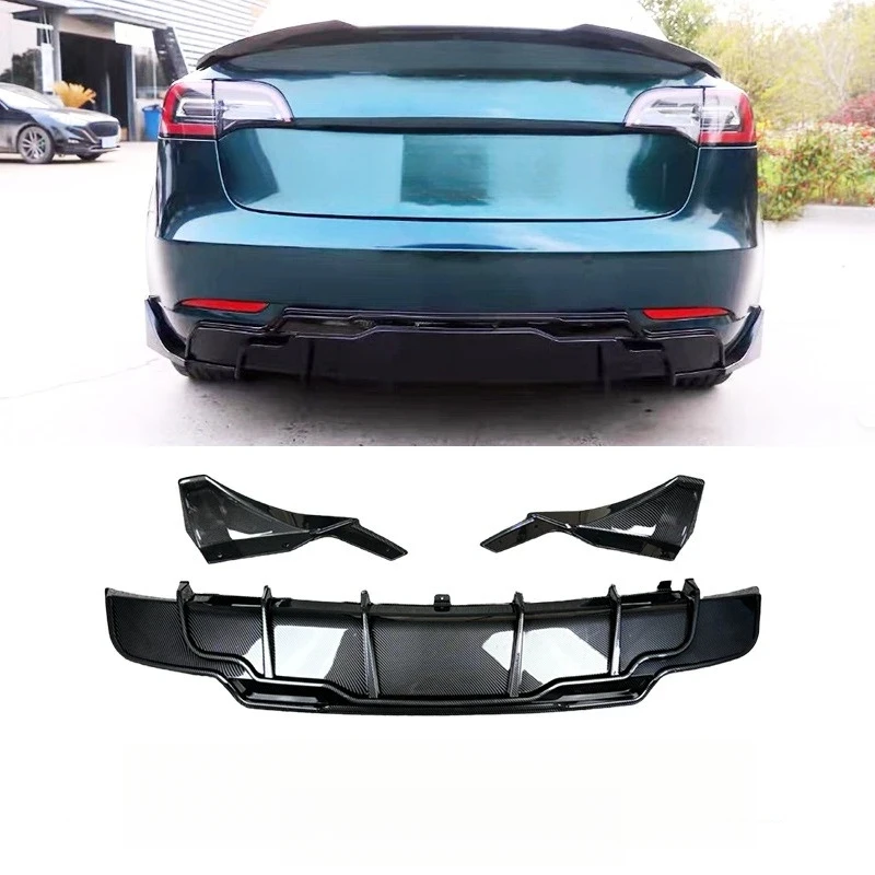 Cost Effective Rear Bumper Lip Diffuser Side Corner Guard Cover, Exterior Tuning Auto Parts for Vehicle Modification