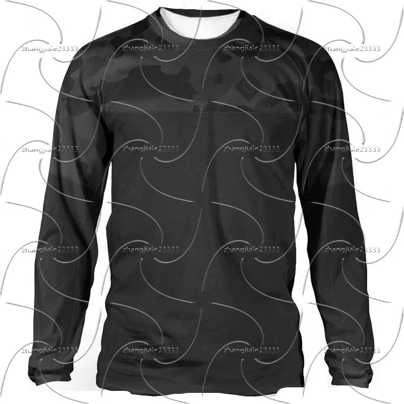 ملابس رياضية جديدة للدراجات الجبلية، قميص رجالي بأكمام طويلة للدراجة على الطرق الوعرة، مسامي وسريع الجفاف #2