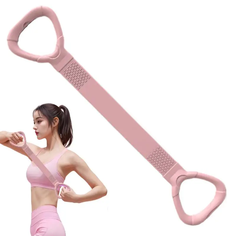 Yoga Tension Rope Open Shoulder Beauty Back Stretch Belt Home Fitness Exercise Elastic Belt Multifunctional Eight-Figure Tension