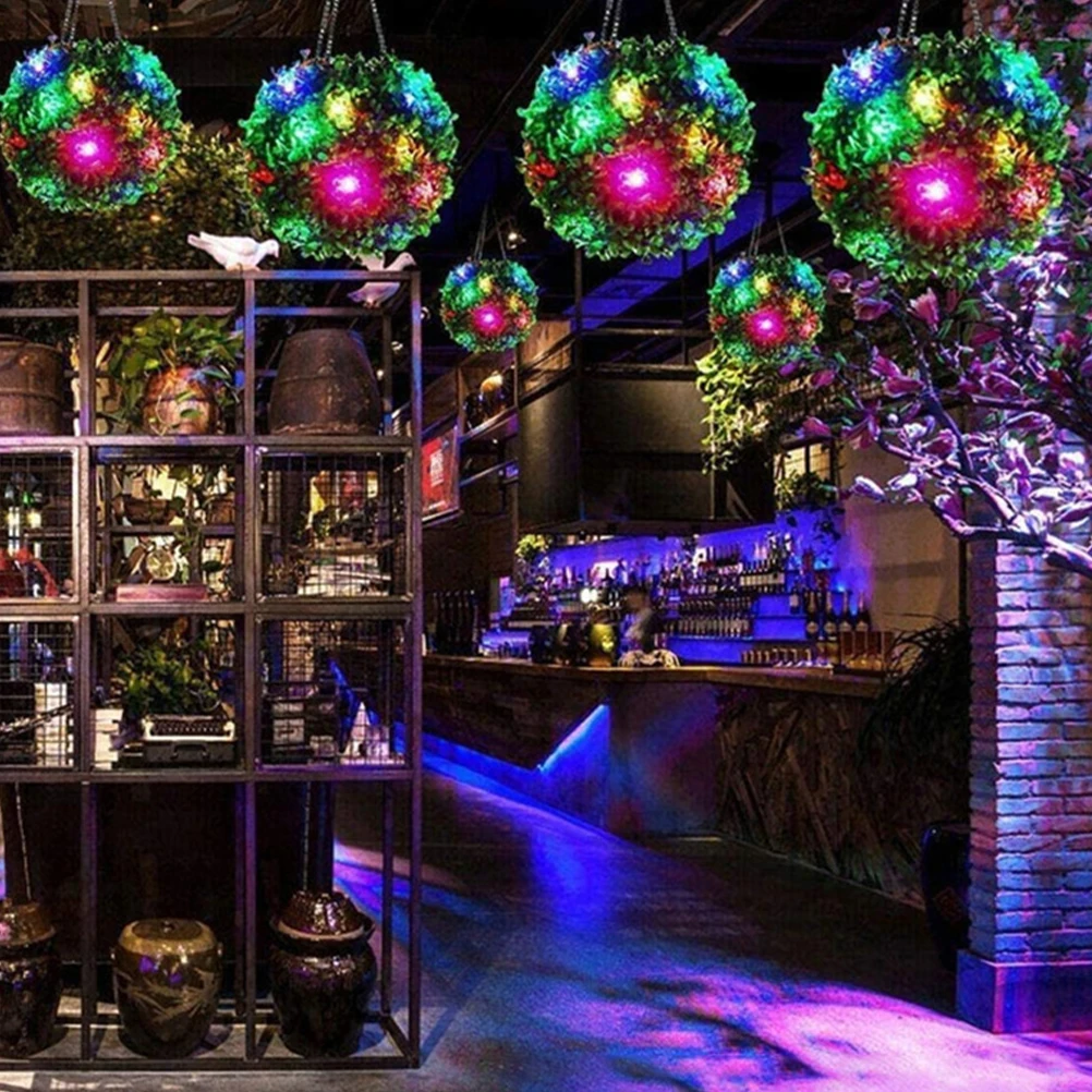 

Hanging Decorative Grass Ball Led For Garden Yard Outdoor Landscape Lighting Natural Artificial Solar Lamp Creative Chic Garden