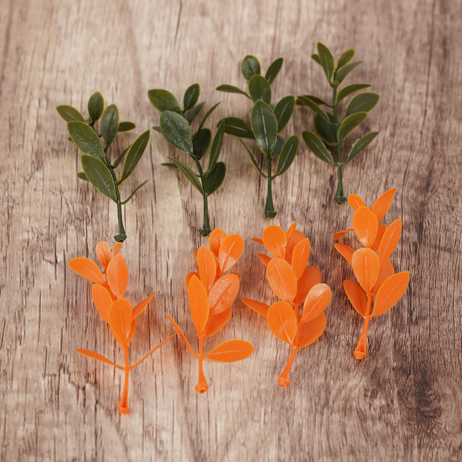 

30/50PCS Artificial Plants Leaf Wedding Party Home Decor DIY Wreath Cake Candy Box Accessories Autumn Christmas Decoration