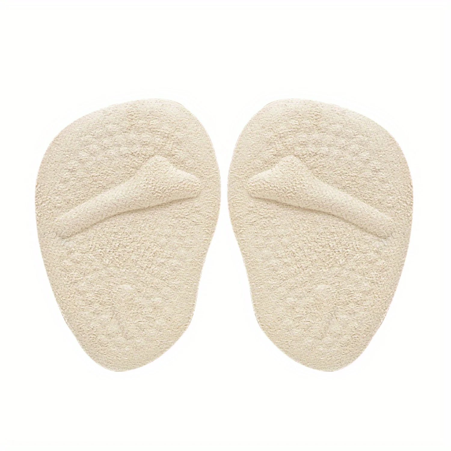 Cojines cómodos para el antepié para mujer, 1 par de almohadillas metatarsianas de silicona antideslizantes, plantillas de Gel absorbentes de golpes para tacones altos y San