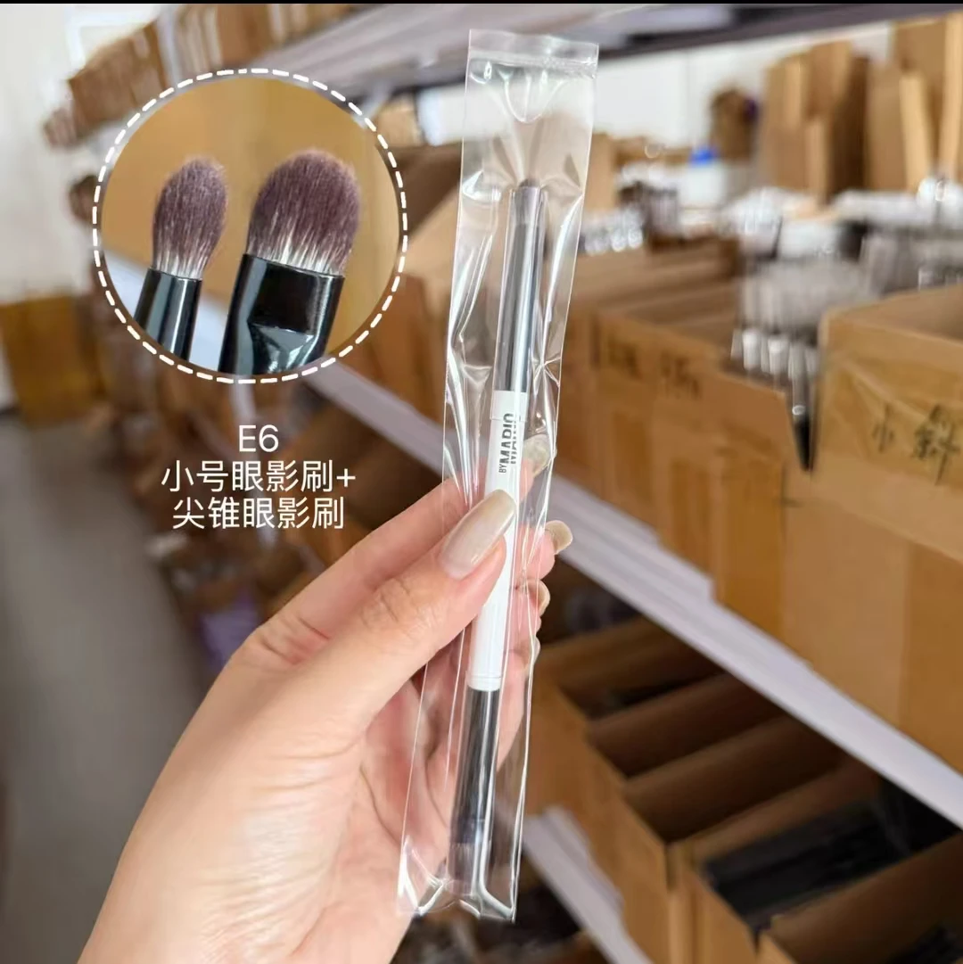 2 in 1 Highlight Blush Makeup F4 EF1 E6 Brush Ambient Soft Glow Blush Brush Soft Fiber Hair Fashion Face  Eyeshadow Brush