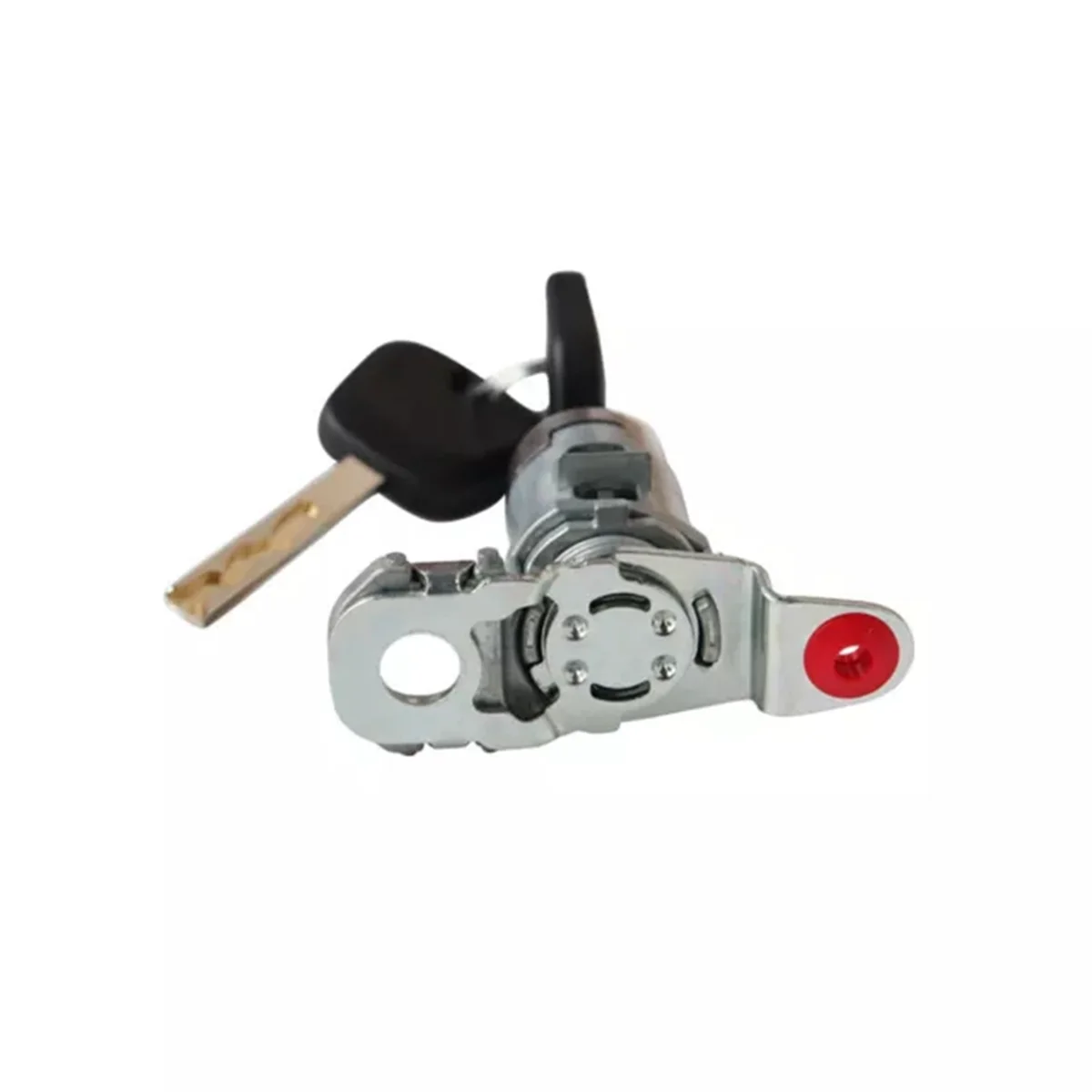 

#877L Left Front Door Lock Cylinder with 2 Keys 13590041 for Cadillac Escalade Chevrolet Blazer Camaro (Silver&Black)