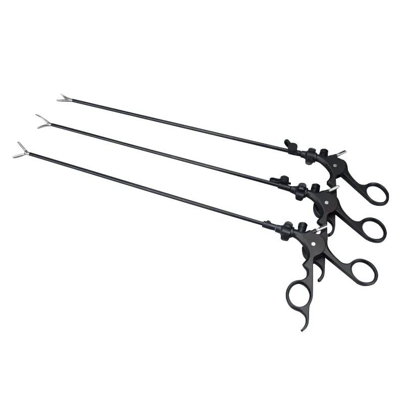 STZ Laparoscopic Instrument Set Reusable Gripper Bending Scissors & Maryland Dissector for Surgical Use