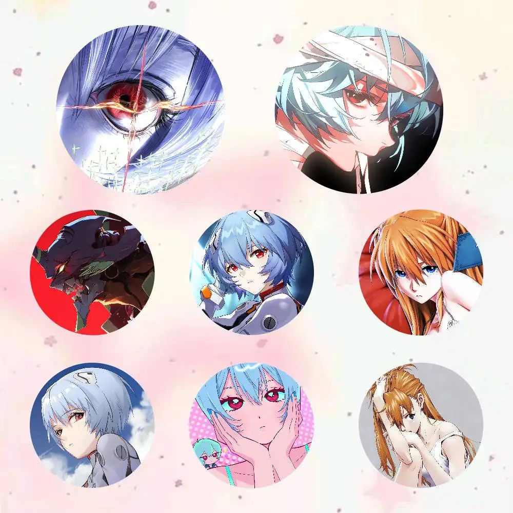 Anime Neon Genesis Evangelion Handmade Brooch Cartoon Cosplay Badge On Backpack Jewelry Accessories Gifts