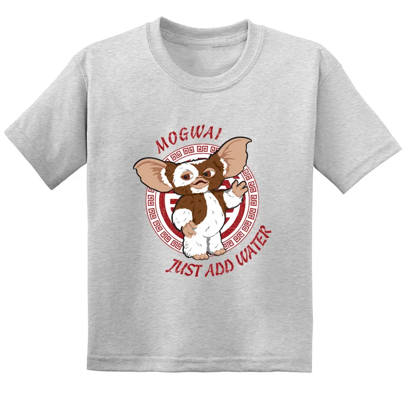 Gremlins Gizmo Cartoon Print Funny Kids T shirt Summer Casual Children Clothes Cotton Short Sleeve Baby Boys Girls T-Shirts