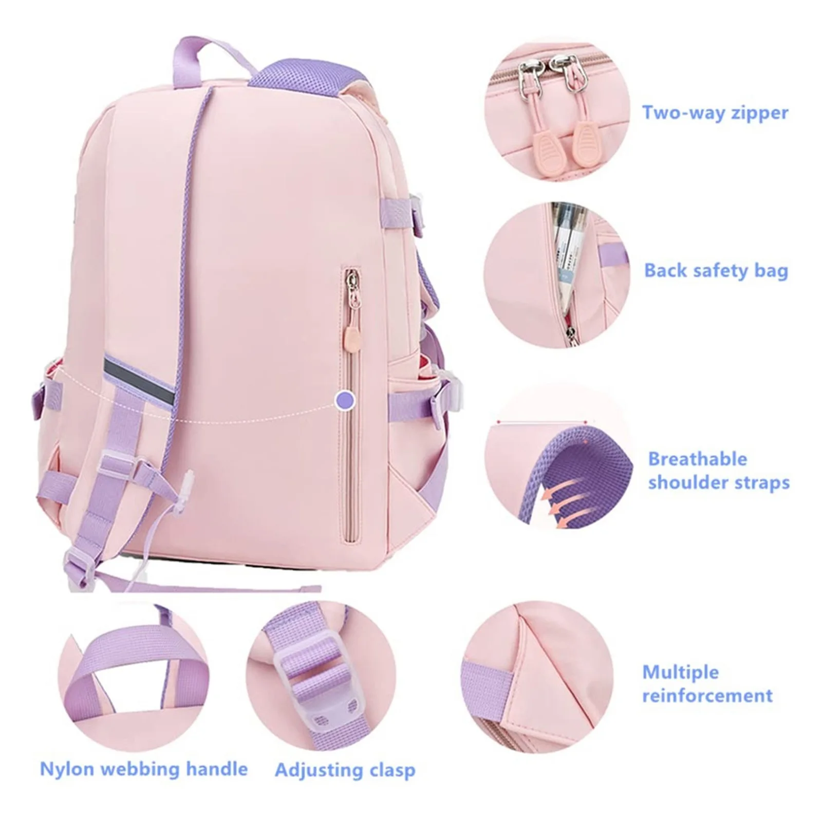 حقيبة ظهر أرنب للمدرسة حقيبة ظهر لطيفة للأطفال حقيبة مدرسية لطيفة بالترتر #6