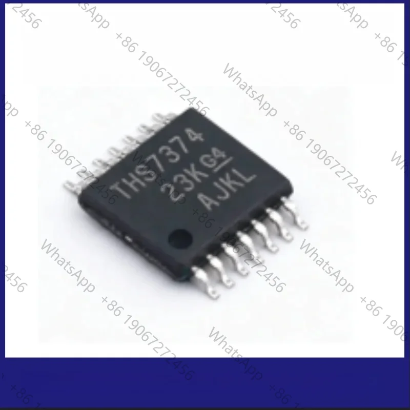 (10 pieces) THS7374IPWR video amplifier chip with quad 9.5MHz filter and 6dB gain TSSOP14 THS7374