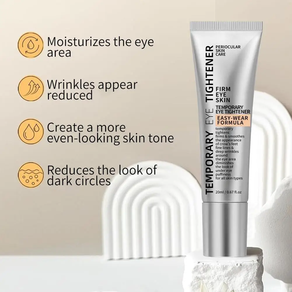 Temporary Eye Tightener Cream Firming & Lifting for Under Eye Bags Puffiness & Fine Lines Smooth & Hydrate Eye Area