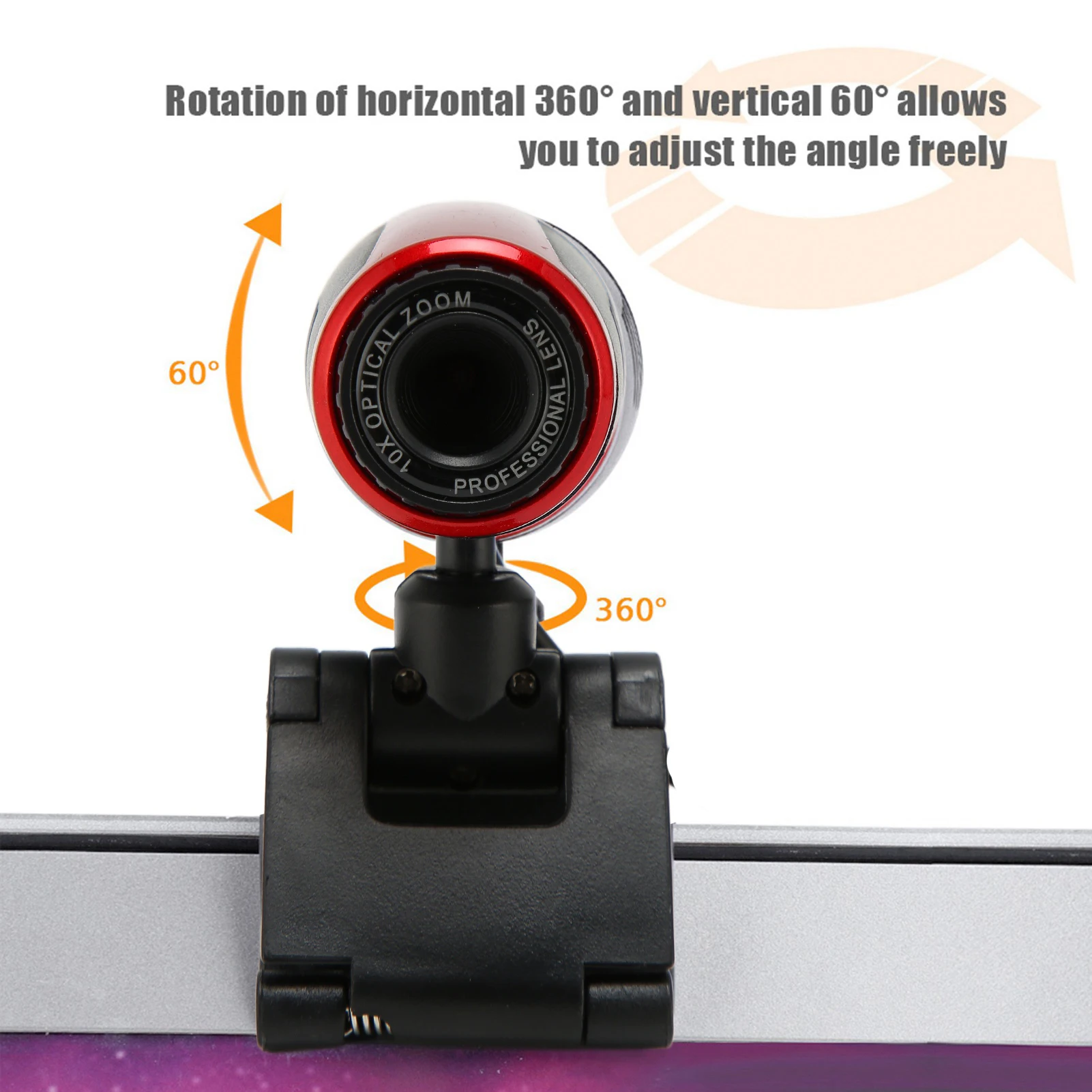 데스크탑 카메라 USB2.0 마이크 HD 웹캠 웹 카메라 캠 360도 컴퓨터 PC 노트북용 Skype/MSN 웹 카메라 USB 카메라