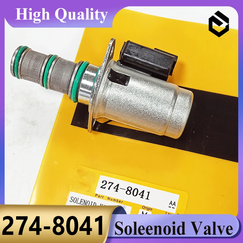 274-8041 2748041 Solenoid Valve for Backhoe Loader 434 430 432 420XE 444F2 427F2 420E 424 444E 420 428E Parts