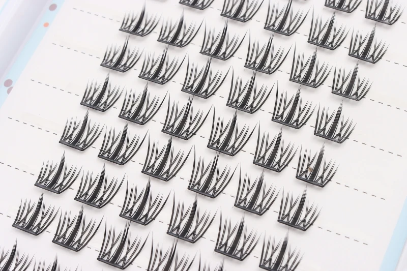30 Reihen DlY Einzelne Cluster-Seide, handgefertigt, Cluster-Wimpernbuch, Wimpernverlängerung, künstliche Wimpern, segmentierte Wimpernverlängerung – Detail 22
