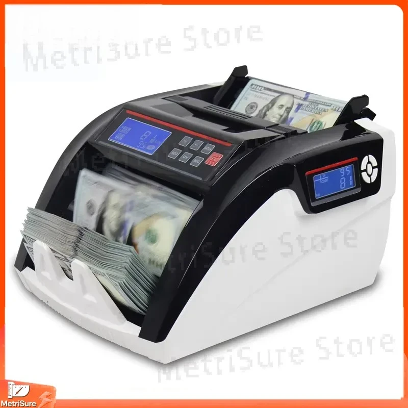 5800D UV/3MG LCD Display Banknote Counter with 3 Magnet Detection Multi-Currency Cash Money Counter for USD EUR GBP