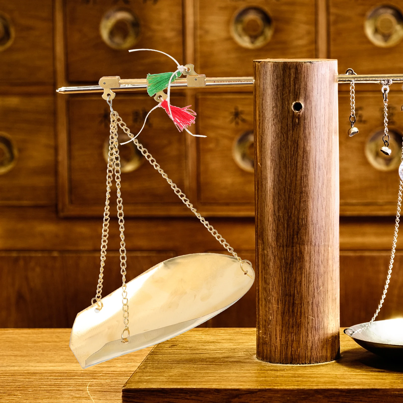 

Copper Scale High Grade Material Durability Easy Use Chinese Medicine Weighing Kitchen Home Decor Multipurpose Precision