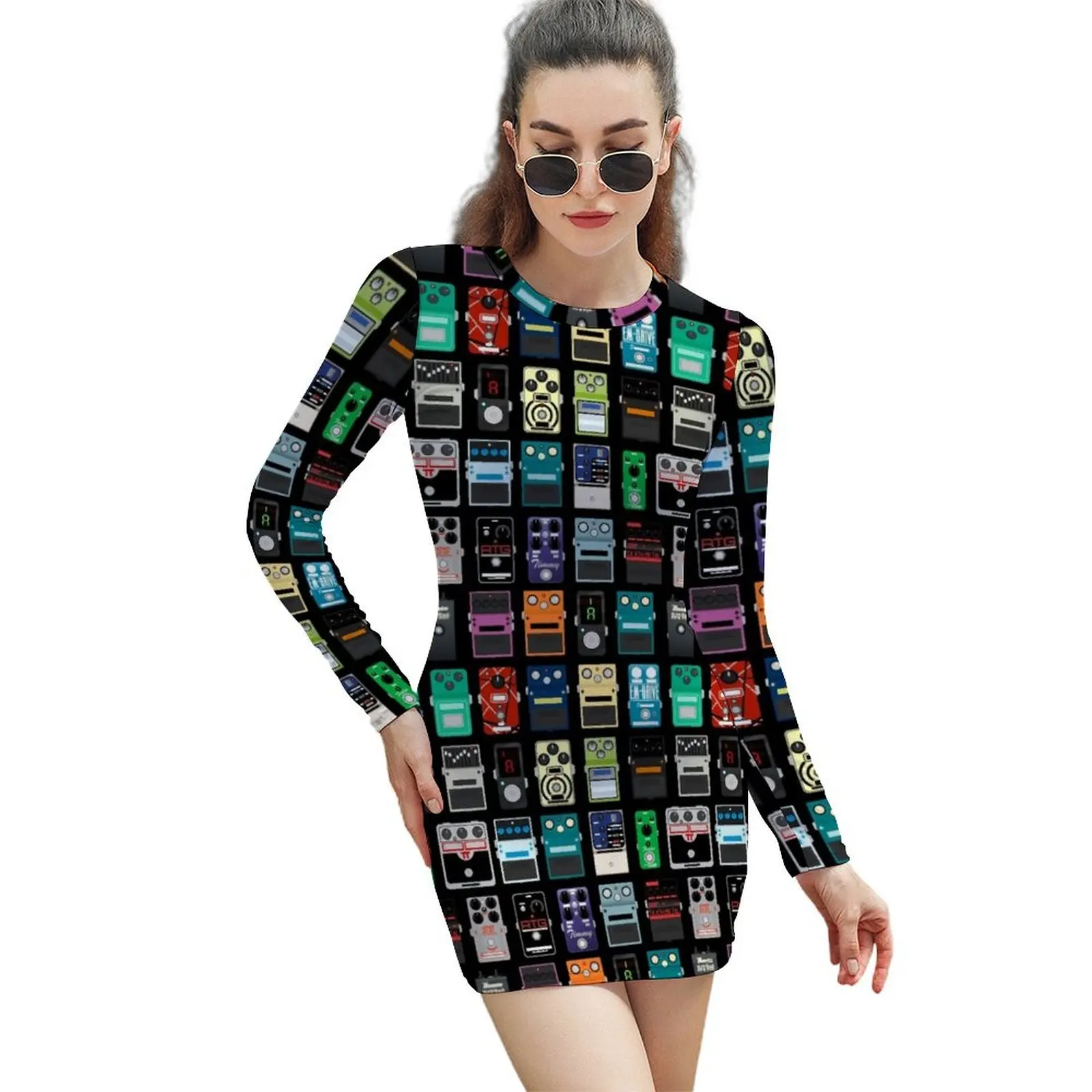 

Pedal Board #2 Long-Sleeved Sheath Dress summer dresses womens 2024 dress sexy dress women's fashion dresses