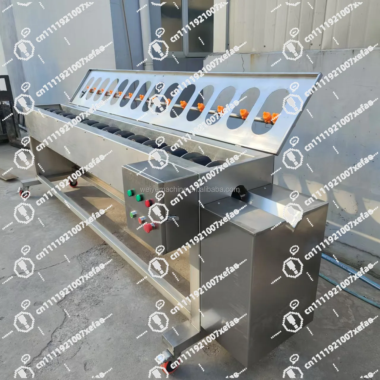 Stable Operation of Motor-driven 380V Radish, Asparagus, Eggplant, Yam Peeling Machine, Fruit and Vegetable Peeling Equipment