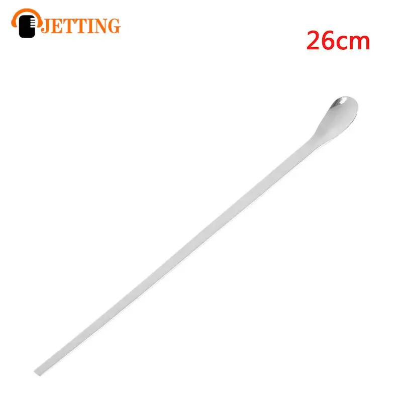 1pc 12/14/26/30cm Spoon Medicinal ladle with Spatula Length Laboratory Supplies