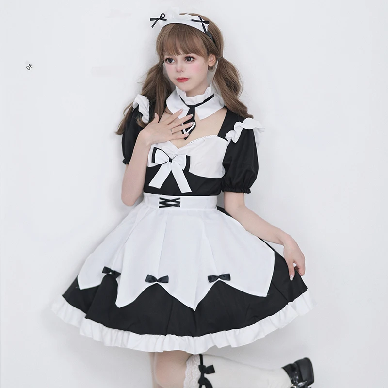 

Old Castle Maid Cosplay Costume Housekeeper Steward Butler Maid Dress Cafe Attendant Cloth Suit for Waitress Maid Party Costume