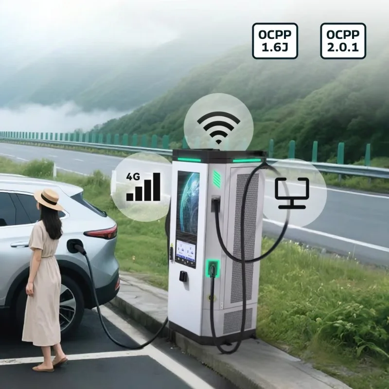 

Factory Direct Sales DC Charging Station 480kW EV Charger OCPP CCS 1+CCS1 High-Performance Electric Vehicle Charging Station