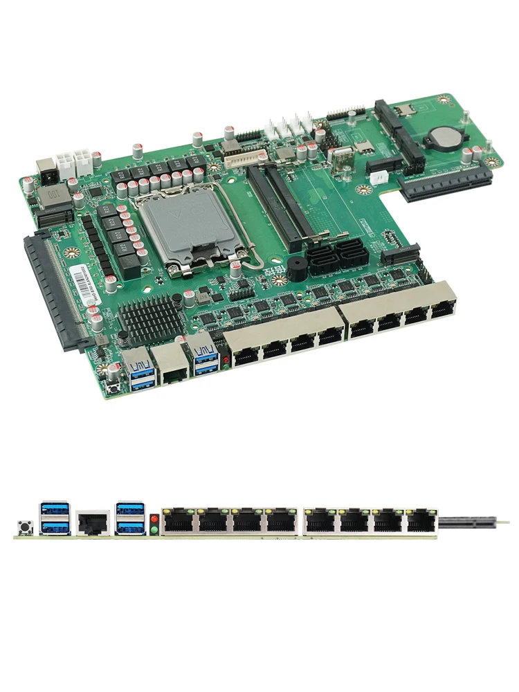 B760 LGA 1700 CPU 장치 2개 DDR5 SODIMM 8개 Intel I226 PCIe 16X 4개 Intel 12/13세대 산업용 방화벽 메인보드 마더보드