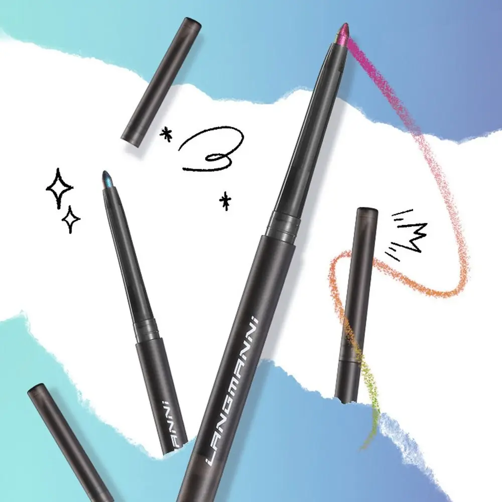 Metallic Waterproof Shifting Pigments Women Eye Makeup Tools Eyeliner Stick Aurora Eye Shadow Eyeliner Pencil Eyeliner Gel Pen