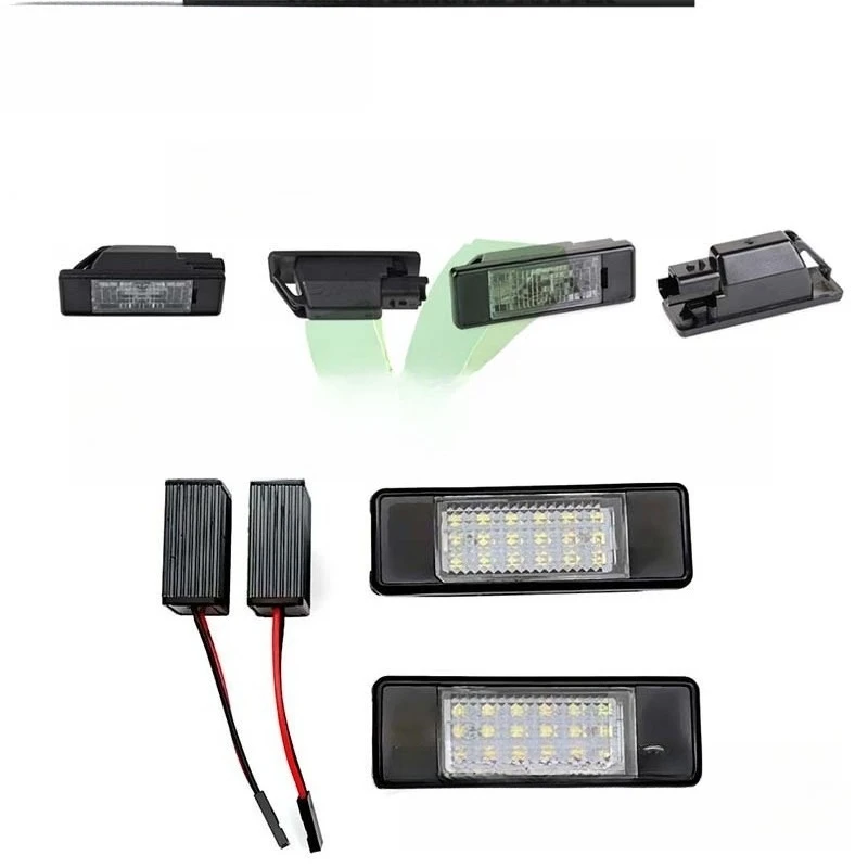 

New License Number Plate Light for Mercedes Benz Sprinter 906 06+ Viano Vito W639 03-14 Good Lamps 2PCS Canbus LED