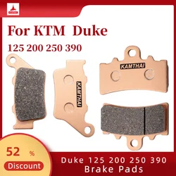 KAMTHAI Motorcycle Brake Pads for KTM Duke125 2011-2024 Duke200 12-21 Duke250 2014-24 Duke390 2013-24 Duke 125 200 250 390