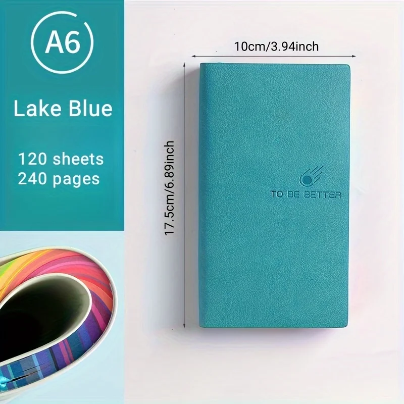 Work notebook, office notebook, diary, minimalist ledger, appointment record book, student workbook