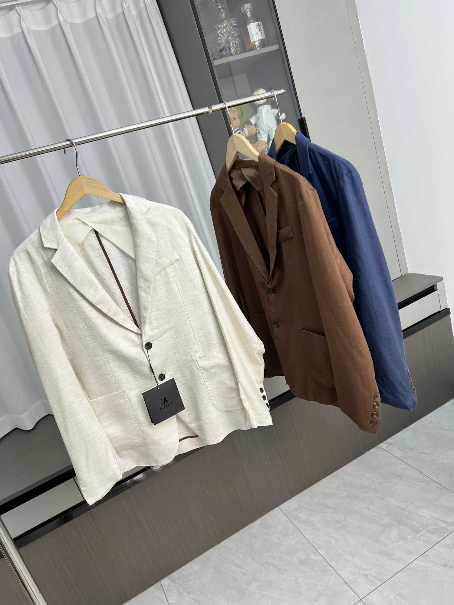 

Итальянский мужской повседневный легкий деловой пиджак: мягкий, драпированный, комфортный, осенний, модный, городской, приталенный крой