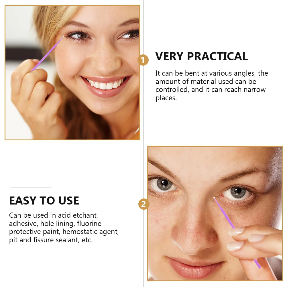 

4pcs Medical Dental Applicators Disposable Beauty Swabs Eyelashes Applicator Household Beauty Tools Individual