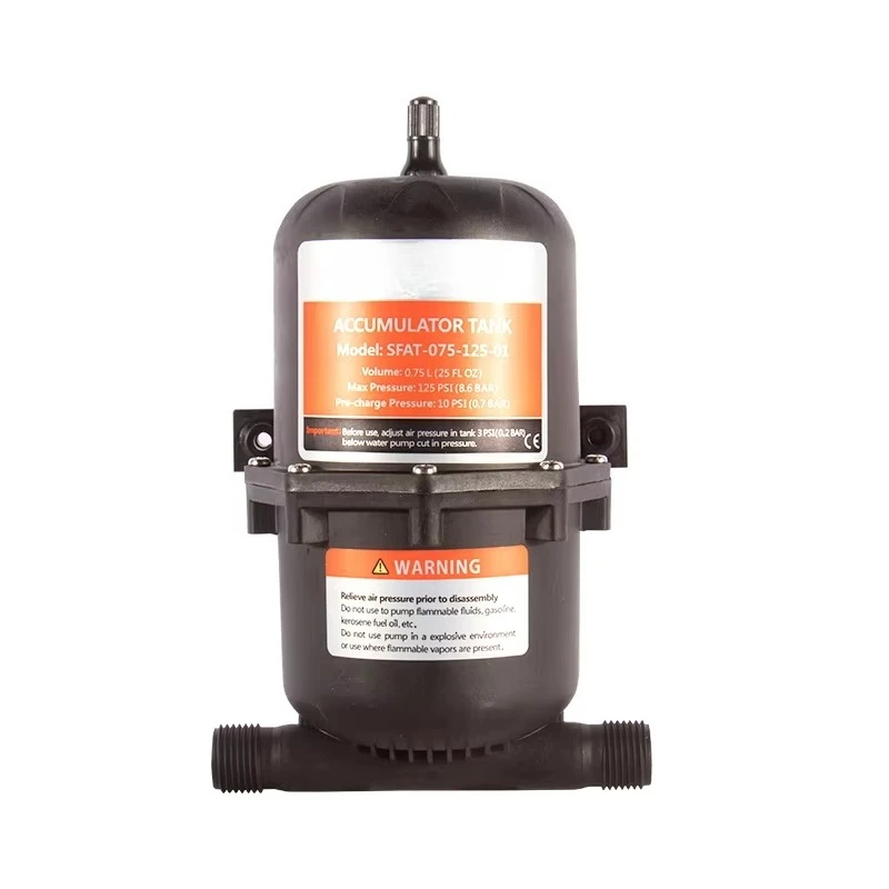 

0.75 Liter Pressurized Water Accumulator Tank