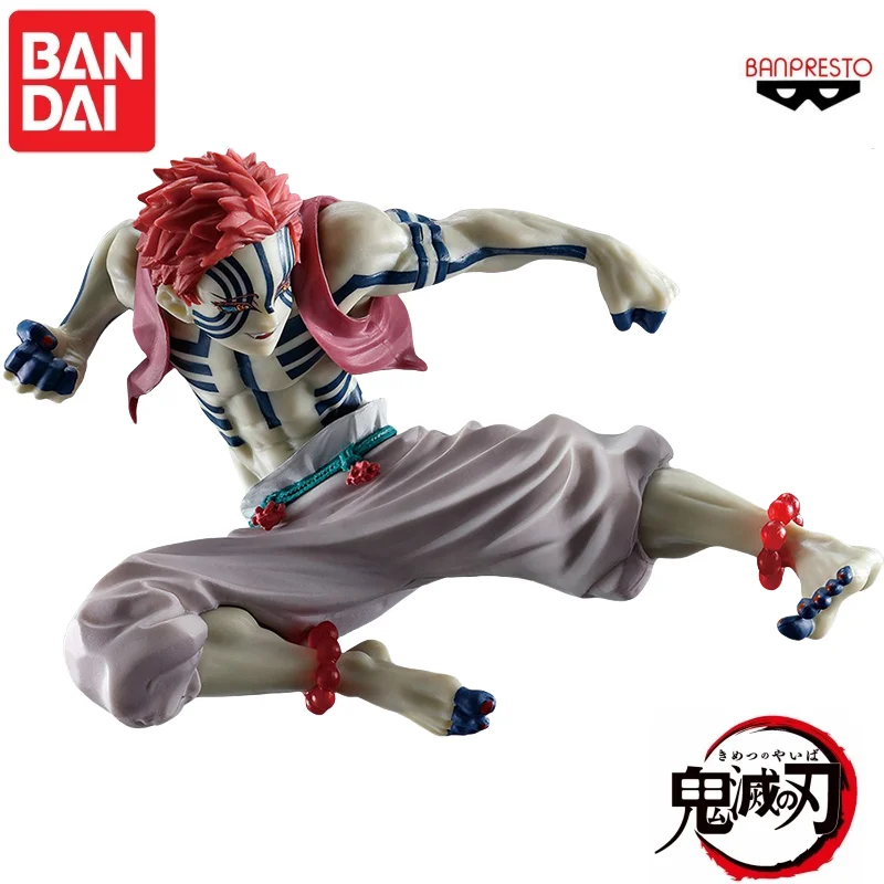 

In Stock Original Bandai Demon Slayer A Series of Rewards Waving The Blade To Burn The Soul Akaza E Reward Prizes Garage Kit