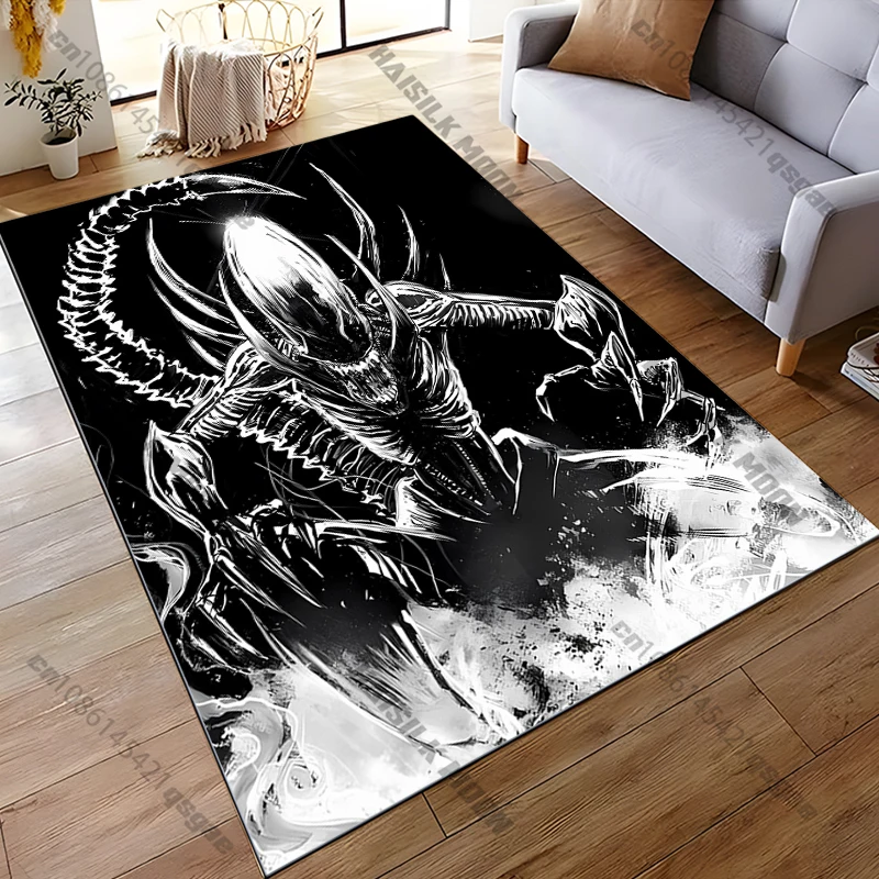 

Black Monster Carpet for Living Room Game Rugs Soft Floor Cartoon Rugs Bathroom Rug Mat Yoga Mat Home Decor Tapis Salon