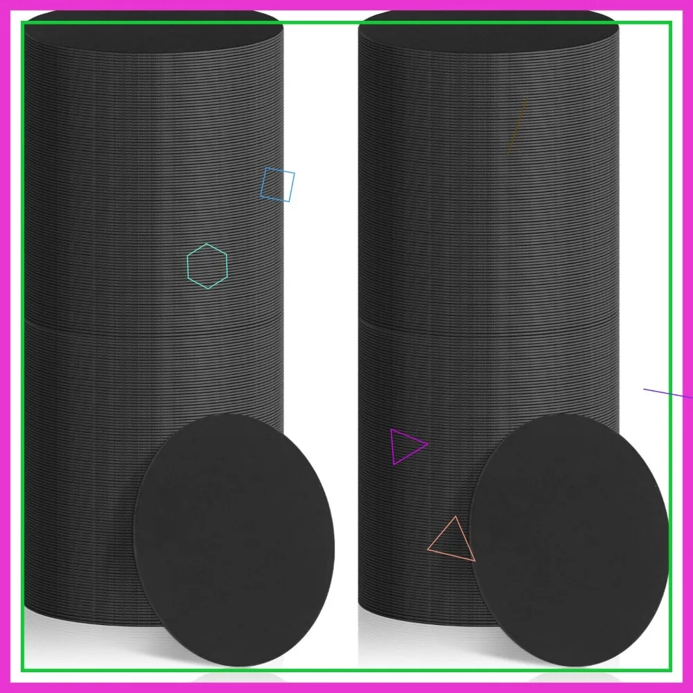 

400 шт. 4-дюймовые круглые одноразовые картонные подставки, толщина 1 мм, заготовка для напитков, поделки своими руками, свадьбы