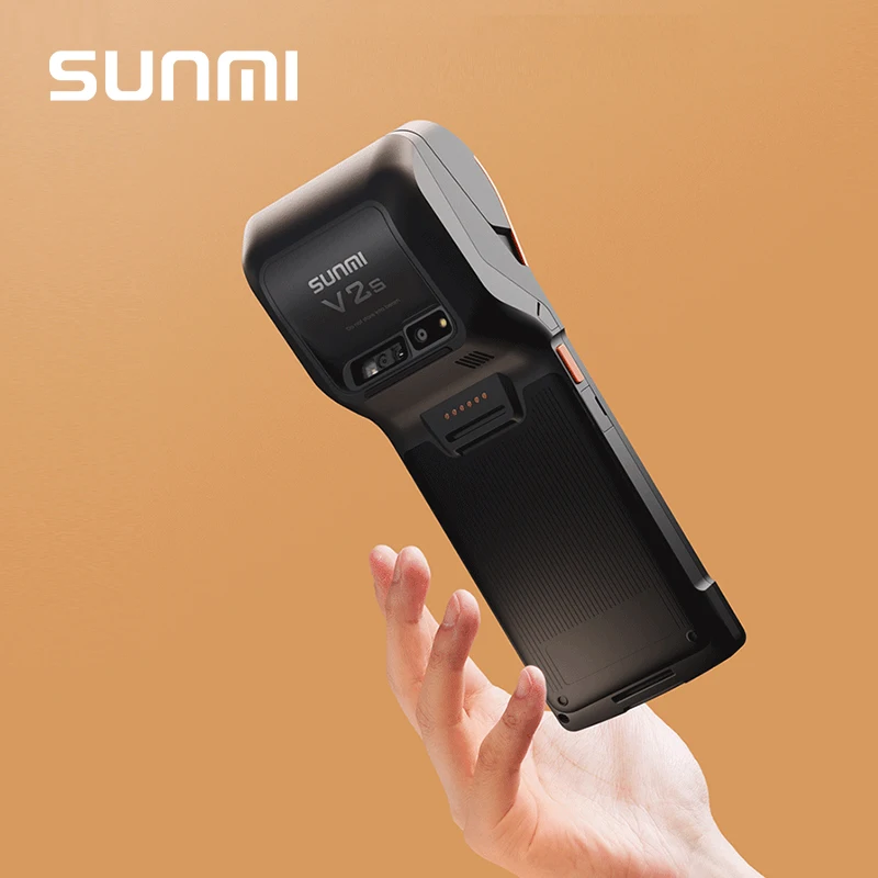 SUNMI OS Other Pos Sunmi V2S 4G GMS Android محطة متنقلة ذكية محمولة AA