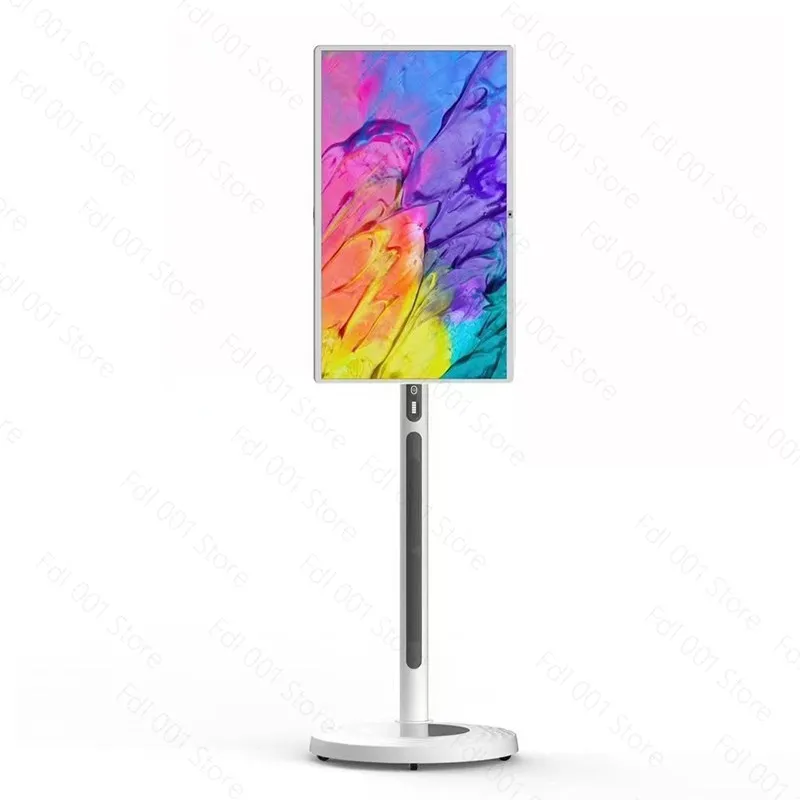 32-inch heart-shaped screen, large flat panel, wireless projection, movable TV, touch all-in-one machine