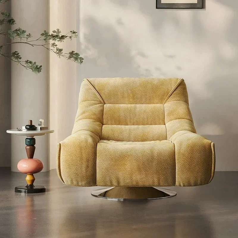 wminimalist rotating single sofa  single chair retro modern simple leisure chair