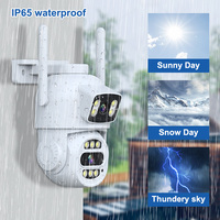 4MP Dual Lens Wireless Camera 1080P HD Indoor WiFi Surveillance Camera Outdoor Wireless Security Camera Night Vision CCTV Camera