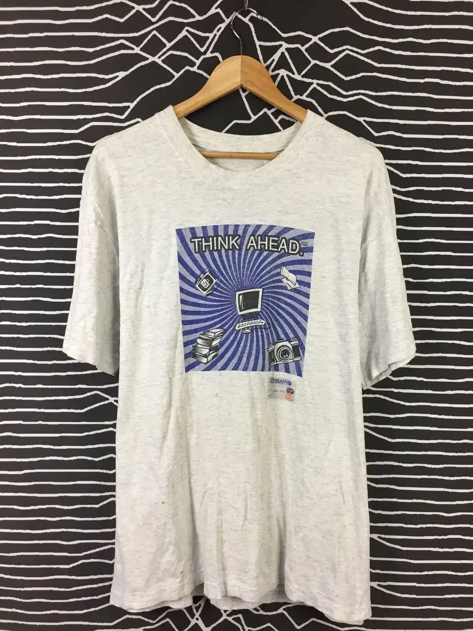 

Vtg 90-е Потертый Think Ahead Citibank Visa Mastercard Tech
